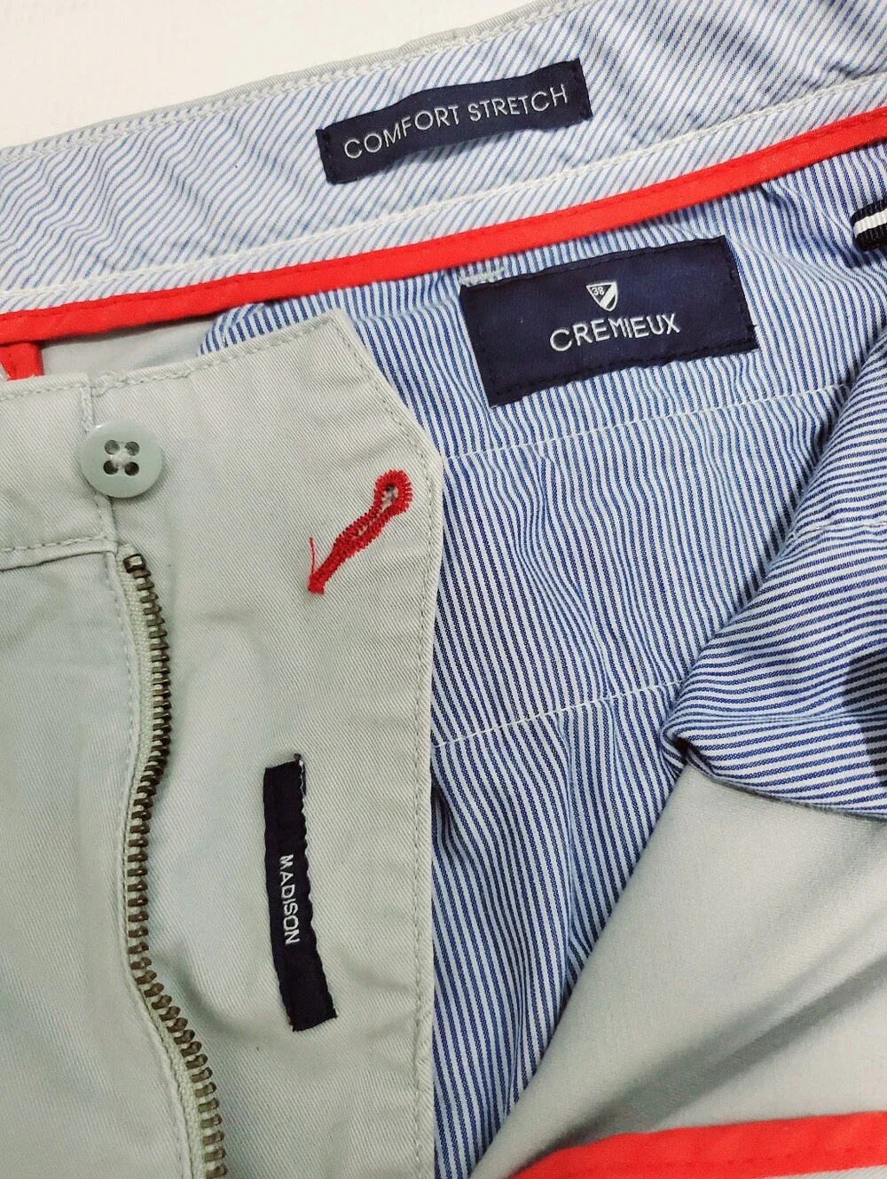 Cremieux Madison Comfort Stretch Shorts Gray 36 Waist